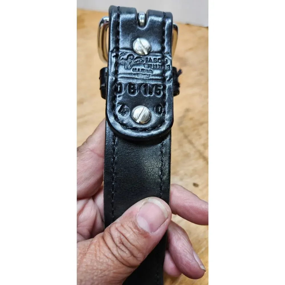 Jason Winnie‎ Maker Mens Leather Belt Black 40
